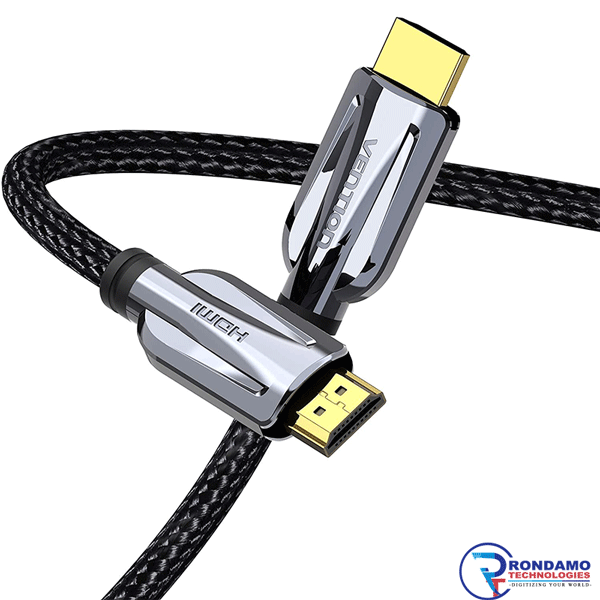 8K HDMI Cable 3M, HDMI 2.1 Cable VENTION Ultra HD Lead High-Speed Cord 48Gbps | Supports 8K@60HZ2