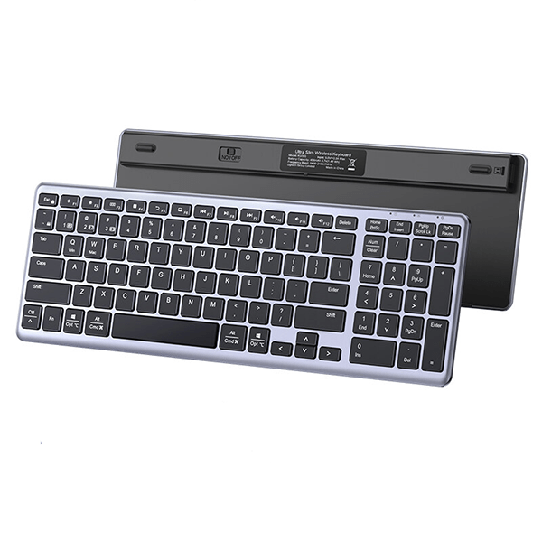 UGREEN Ultra Slim Wireless & Bluetooth Rechargeable Keyboard - KU005(UG-15258)0