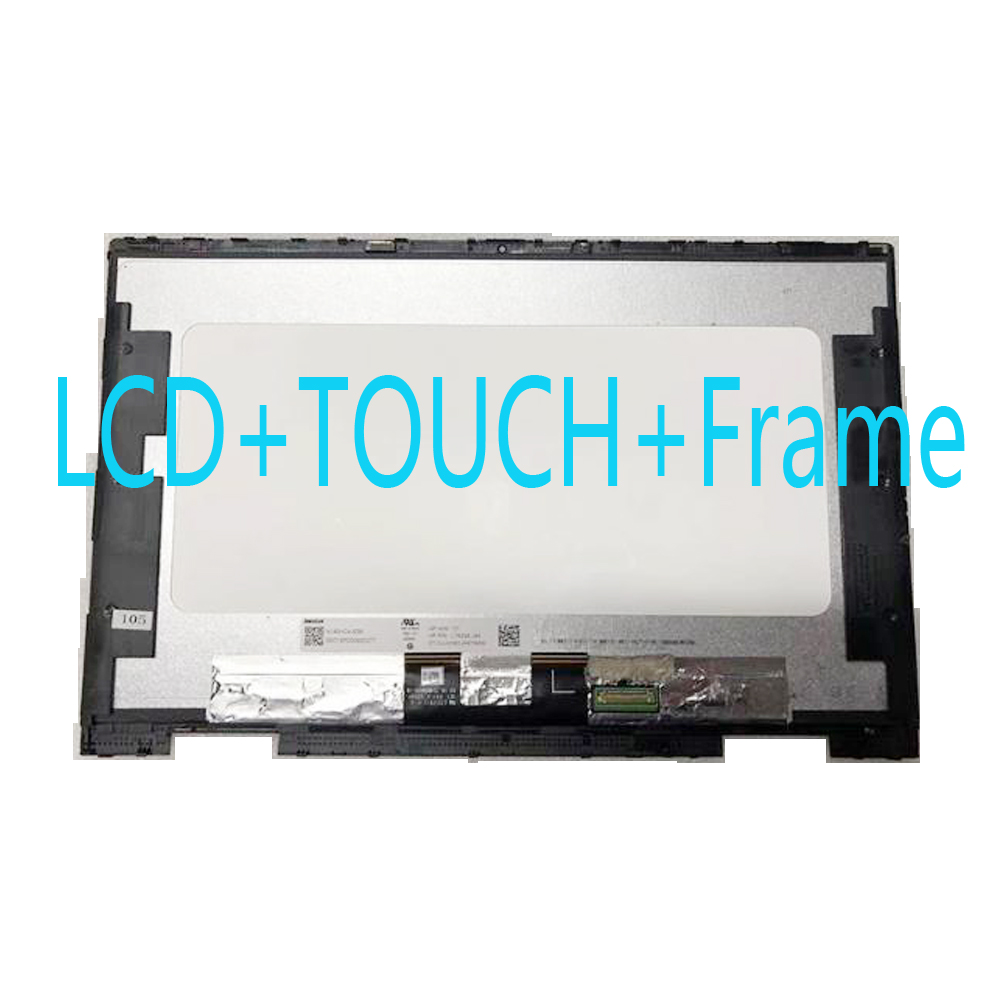 HP Pavilion X360 Convertible 14-DY 14DY 14M-DY Display Touch Screen Digitizer Assembly Frame FHD Replacement(1920x1080)
