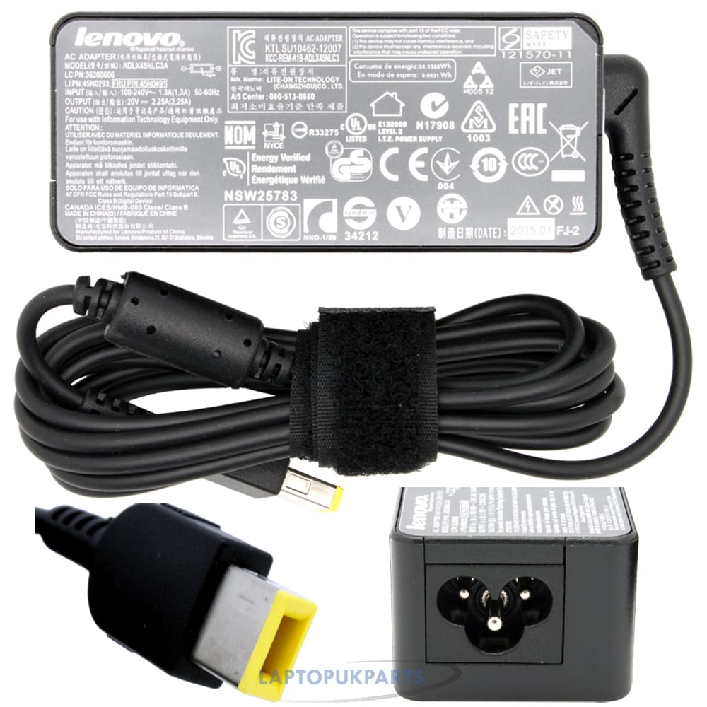 Lenovo ThinkPad 13 20v 2.25A USB Laptop Adapter