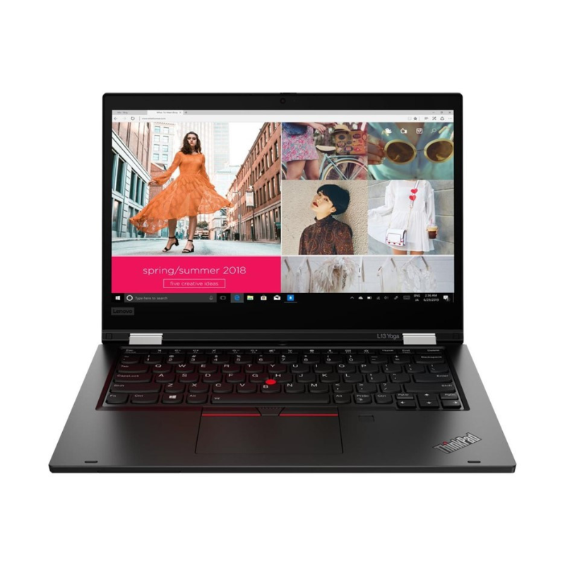 Lenovo ThinkPad L13 Yoga Core i7-10510U 16GB 512GB SSD 13.3 Inch FHD Windows 10 Pro Convertible Laptop, 20R5000SUK0