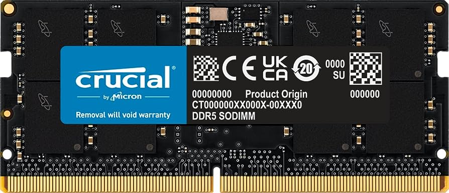 CRUCIAL LAPTOP RAM DDR5 16GB 4800- CT16G48C40S5
