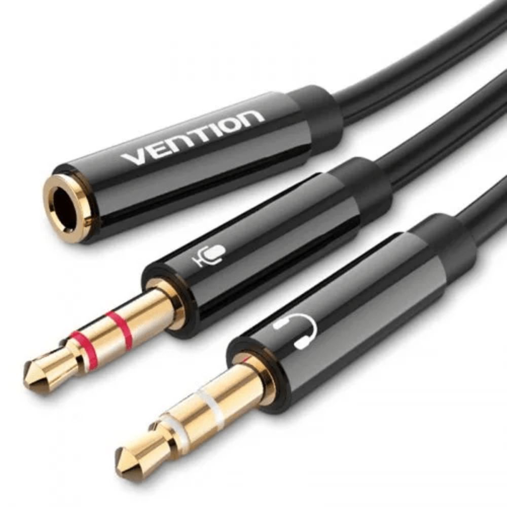 Vention USB‑C Male to TRS Audio & Mic Jack 0.3M VEN‑BGPHY