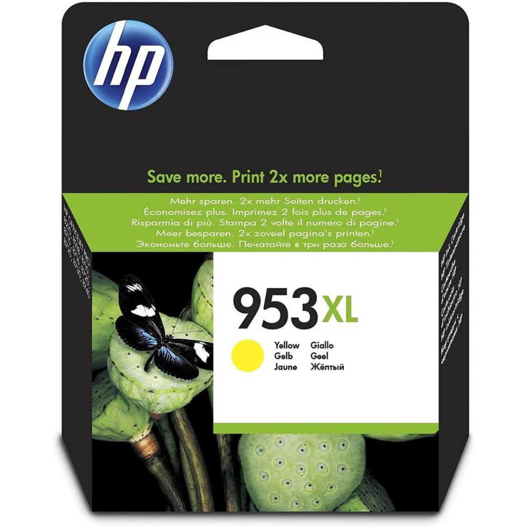 HP 953XL High Yield Yellow Original Ink Cartridge- F6U18AE0