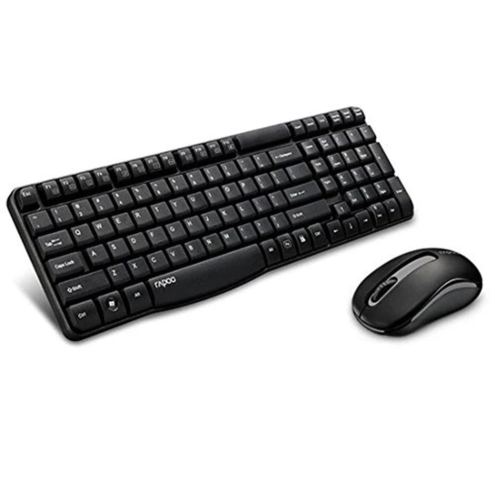 RAPOO X1800S WIRELESS KEYBOARD AND MOUSE COMBO – BLACK