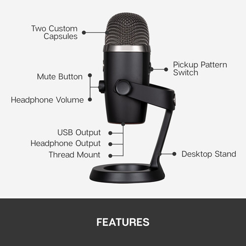 Blue Yeti Nano Multi-Pattern USB Condenser Microphone4