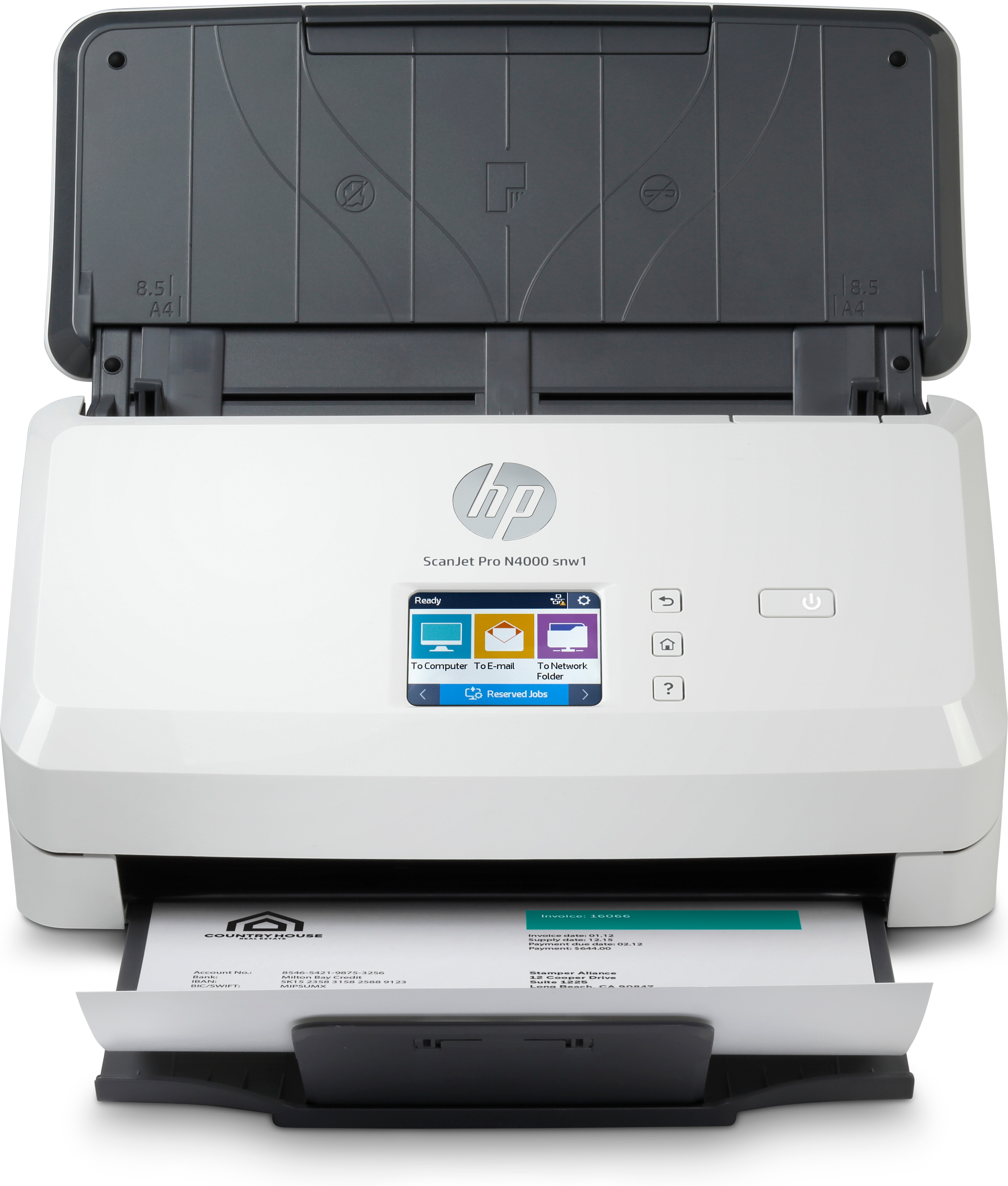 HP ScanJet Pro N4000 snw1 Sheet-feed Scanner- 6FW08A0