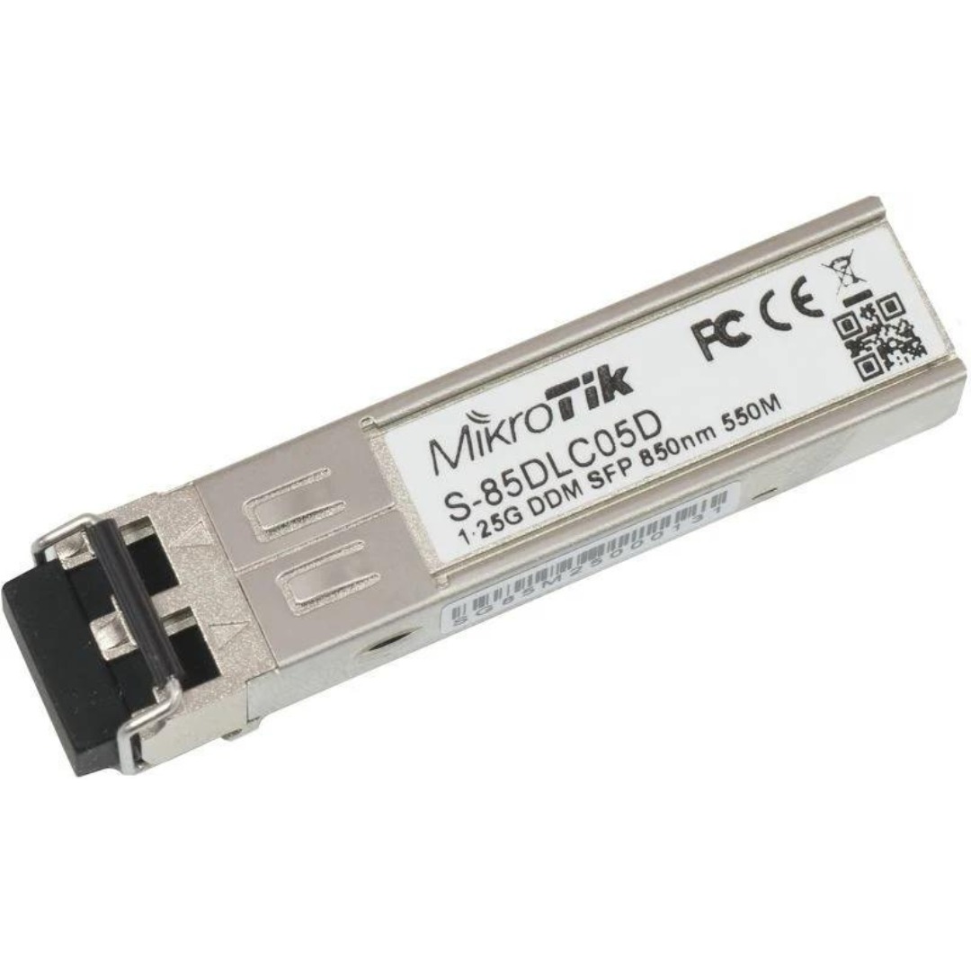 MikroTik S-85DLC05D SFP – 1250Mbit/s 850nm Transceiver3