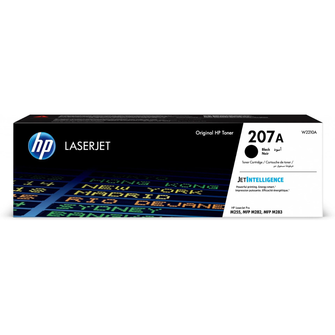 HP 207A Black Original LaserJet Toner Cartridge- W2210A2