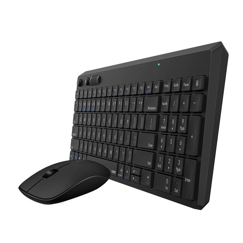 Rapoo 8050T keyboard and mouse set Wireless and Bluetooth