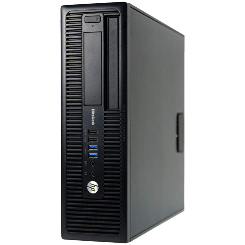 HP EliteDesk 705 G2 Small Form Factor Desktop Computer 4GB RAM 500GB HDD DVD Drive 3.5 GHz AMD PRO A103