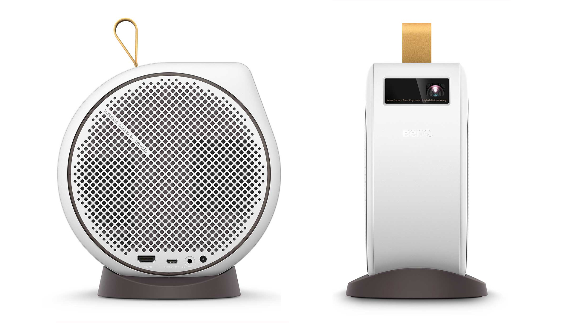 Benq GV30 DLP Portable Smart Projector with 2.1 Bluetooth Speakers – 300 Lumens – 9H.JPA77.59P