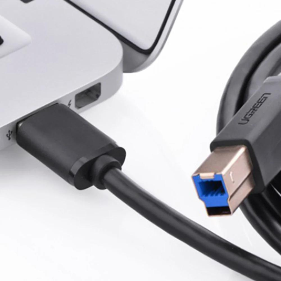 UGREEN USB 3.0 AM to BM Print Cable 2m Black - US2103
