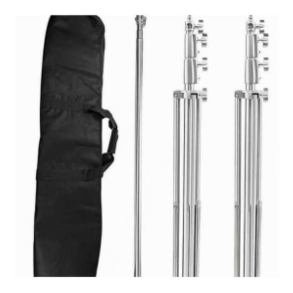 Caisi 2.8m x 3m Stainless Steel Backdrop Stand Heavy Duty0