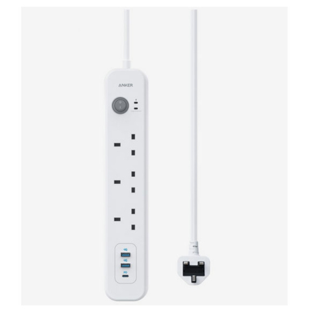 Anker PowerExtend 6-IN-1 USB-C PowerStrip White – A9136K214
