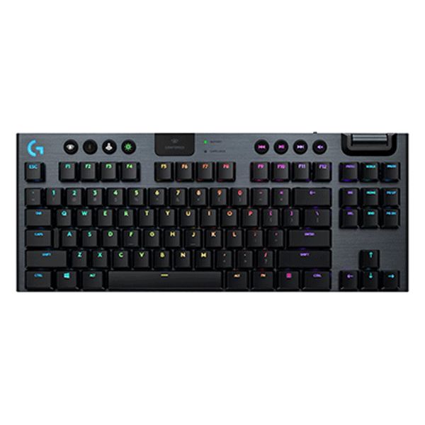 Logitech G915 TKL Tenkeyless LIGHTSPEED Wireless Mechanical Gaming Keyboard (Clicky)2
