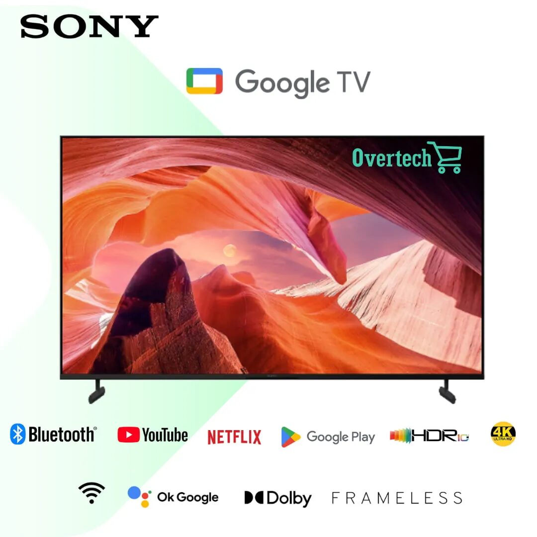 Sony 65X80L 65 Inch Smart 4K UHD Google TV with HDR104