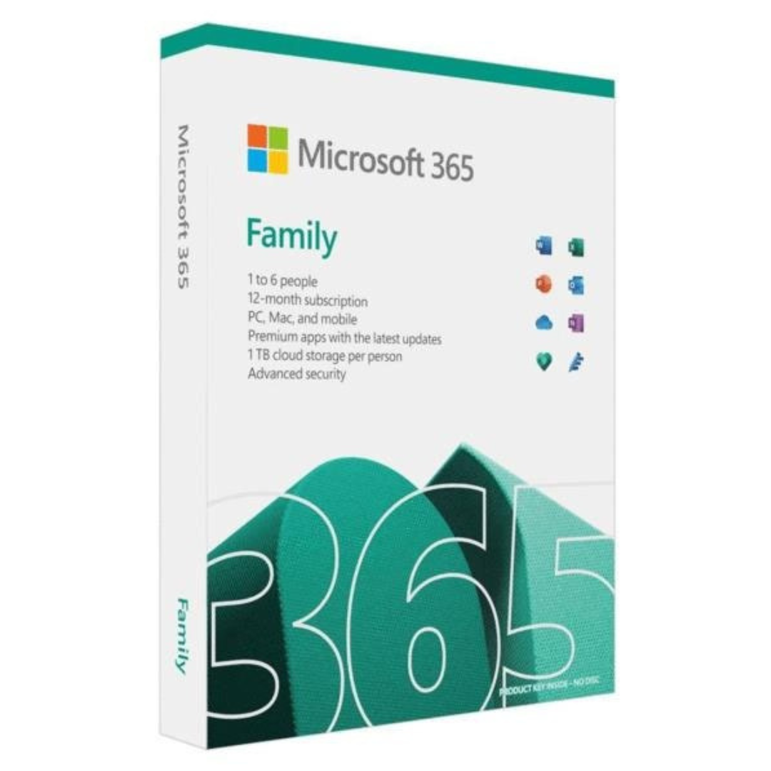 Microsoft Office 365 Family, English Subscription, 1 Year, Africa – 6GQ-015604