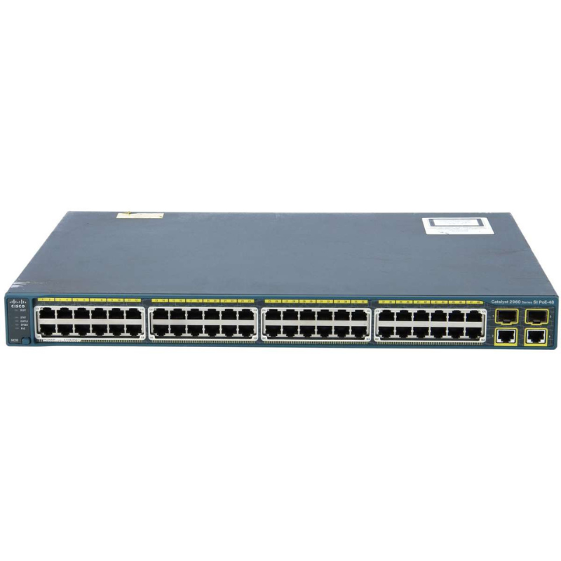 Cisco WS-C2960-48PST-S Catalyst 2960 48 10/100 PoE Switch- WS-C2960-48PST-S2