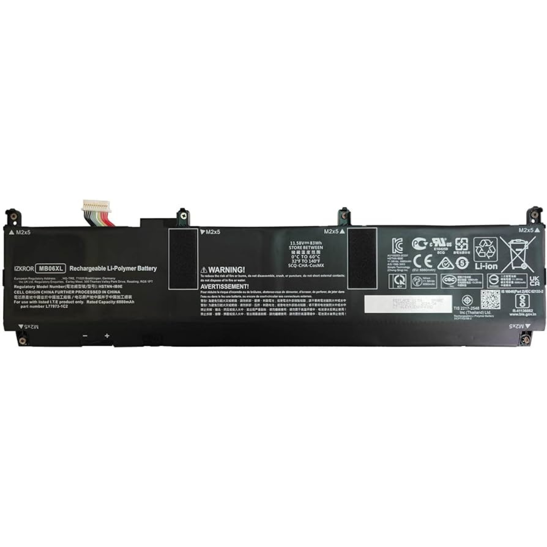 HP ZBook Studio G7 Battery MB06XL 83Wh 11.58V 