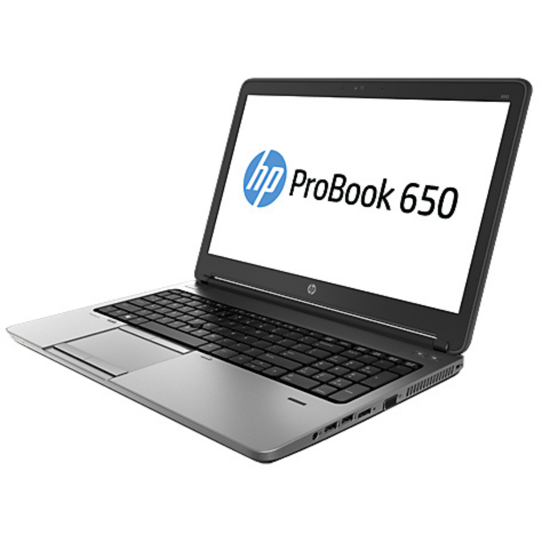 HP 650 G1 Notebook,  15.6 Inches FHD (1920x 1080)Intel Dual-Core i5-4300M up to 3.3 Ghz, 4 GB RAM, 500 GB HDD, Intel HD Graphics, DVD, Win10 Pro3