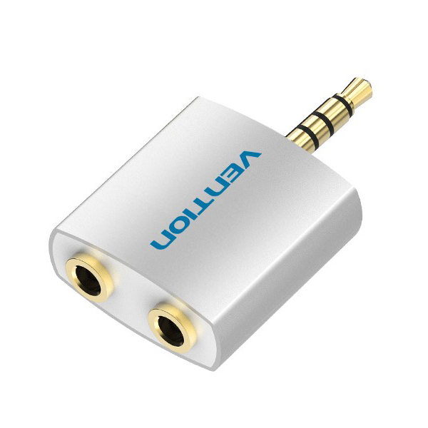 VENTION 4 POLE 3.5MM MALE TO 2*3.5MM FEMALE CONVERTER-VEN-BDAW04