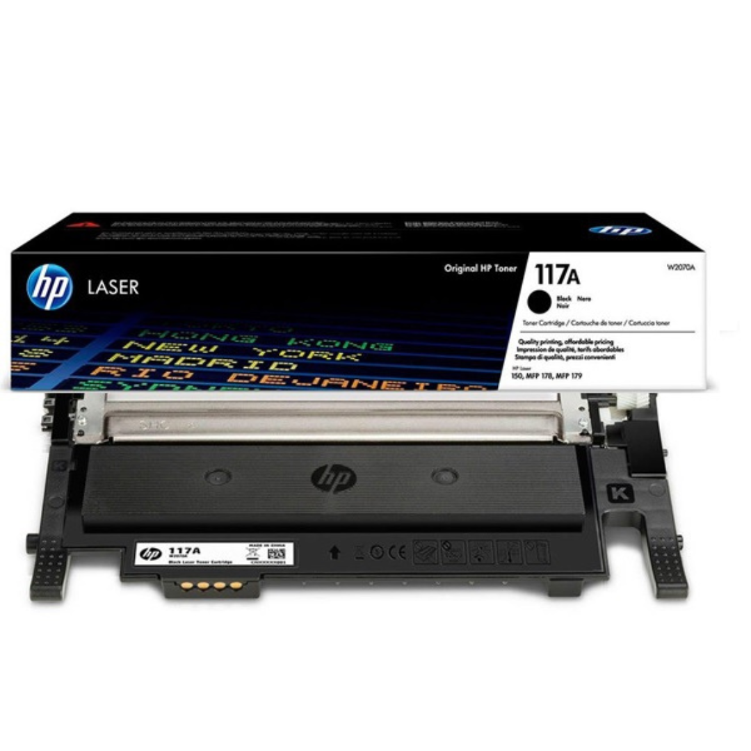 HP 117A Black Original Laser Toner Cartridge- W2070A4
