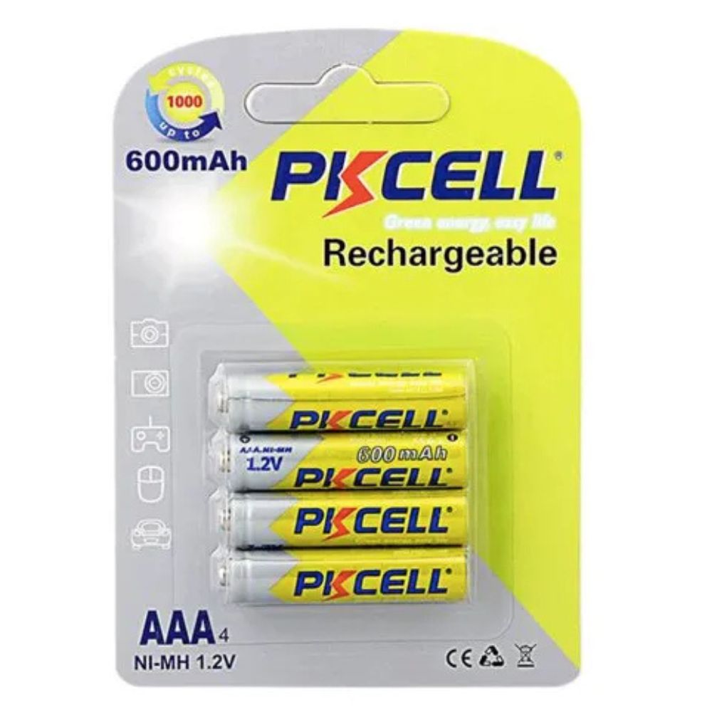 PK CELL AA RECHARGEABLE BATTERIES (PACK OF 4)