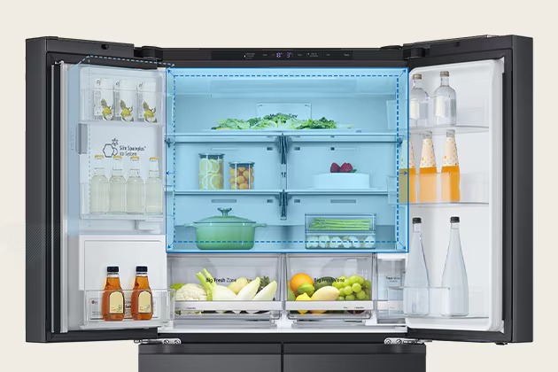 Hisense REF454DR 454L Four Door No-Frost Fridge – Black