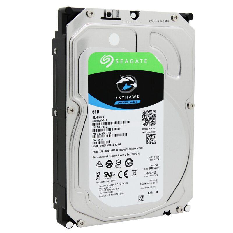 Seagate SkyHawk ST6000VX001 6TB SATA Surveillance Hard Drive