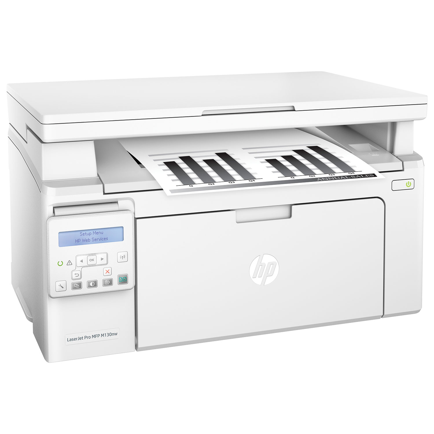 HP LaserJet Pro MFP M130nw Black & White Wireless Print-Scan-Copy Wireless Laser Printer