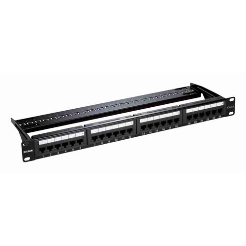 D-Link NPP-C61BLK241 – 24-Port Cat6 Patch Panel