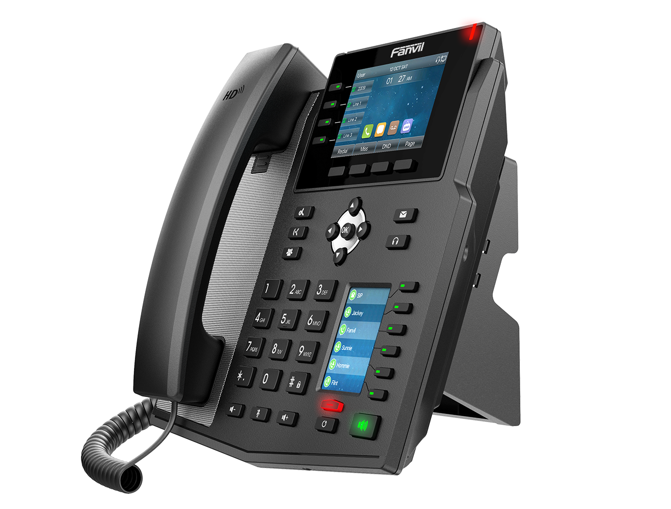 Fanvil X5U Executive Desk Phone – 16 SIP Lines & HD Audio