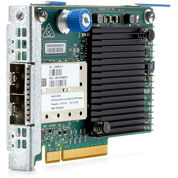 HP Enterprise 10/25gb 2-port 640FLR-SFP28 Ethernet Adapter, 817749-B212