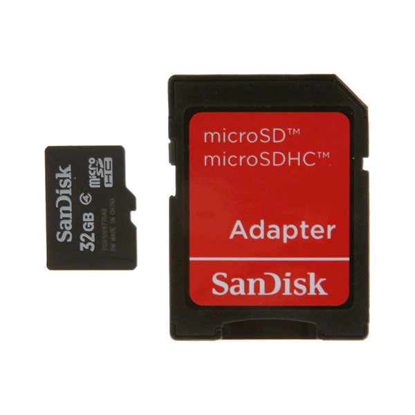 SanDisk 32GB microSDHC Flash Card w/ Adapter Model (SDSDQM-032G-B35A)2