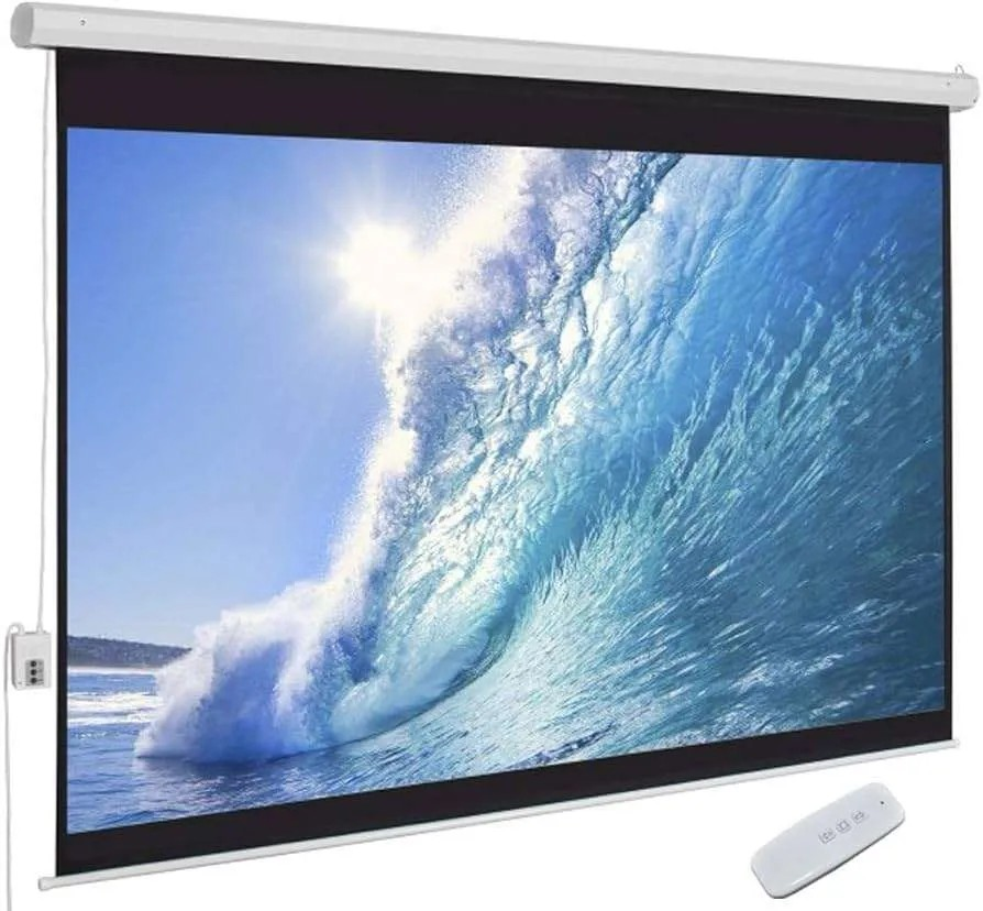 Auto Electric Projector Screen 300 x 300 cm0