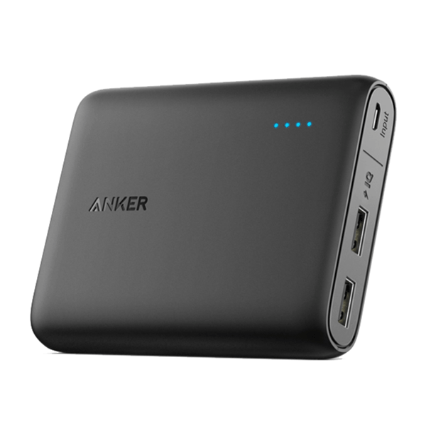 Anker PowerCore 10400 Power Bank, Portable Charger with PowerIQ, Black
