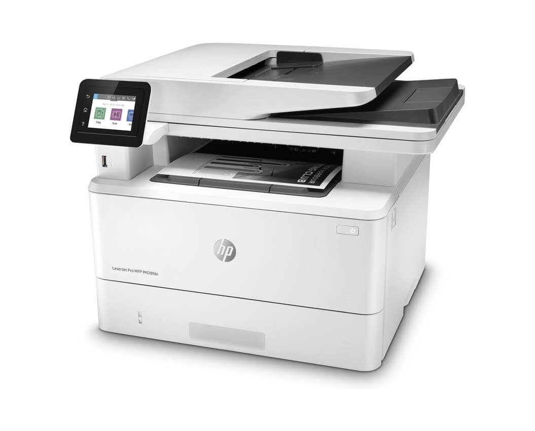 HP LaserJet Pro MFP M428fdn Monochrome All-in-One Printer with built-in Ethernet & 2-sided printing, (W1A29A)