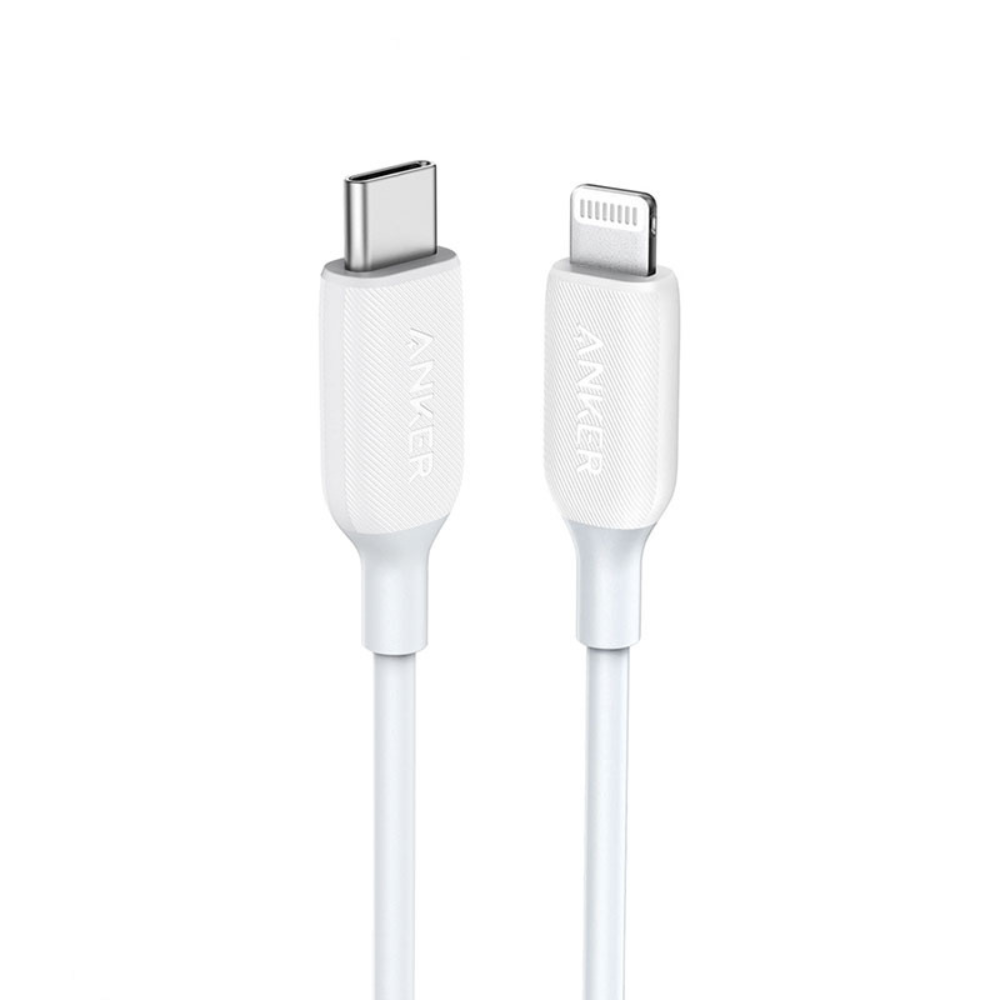 Anker USB C Cable, Powerline III USB C to USB C Charger Cable 2.0 (6ft) & Powerline II USB C to Lightning Cable (6ft)