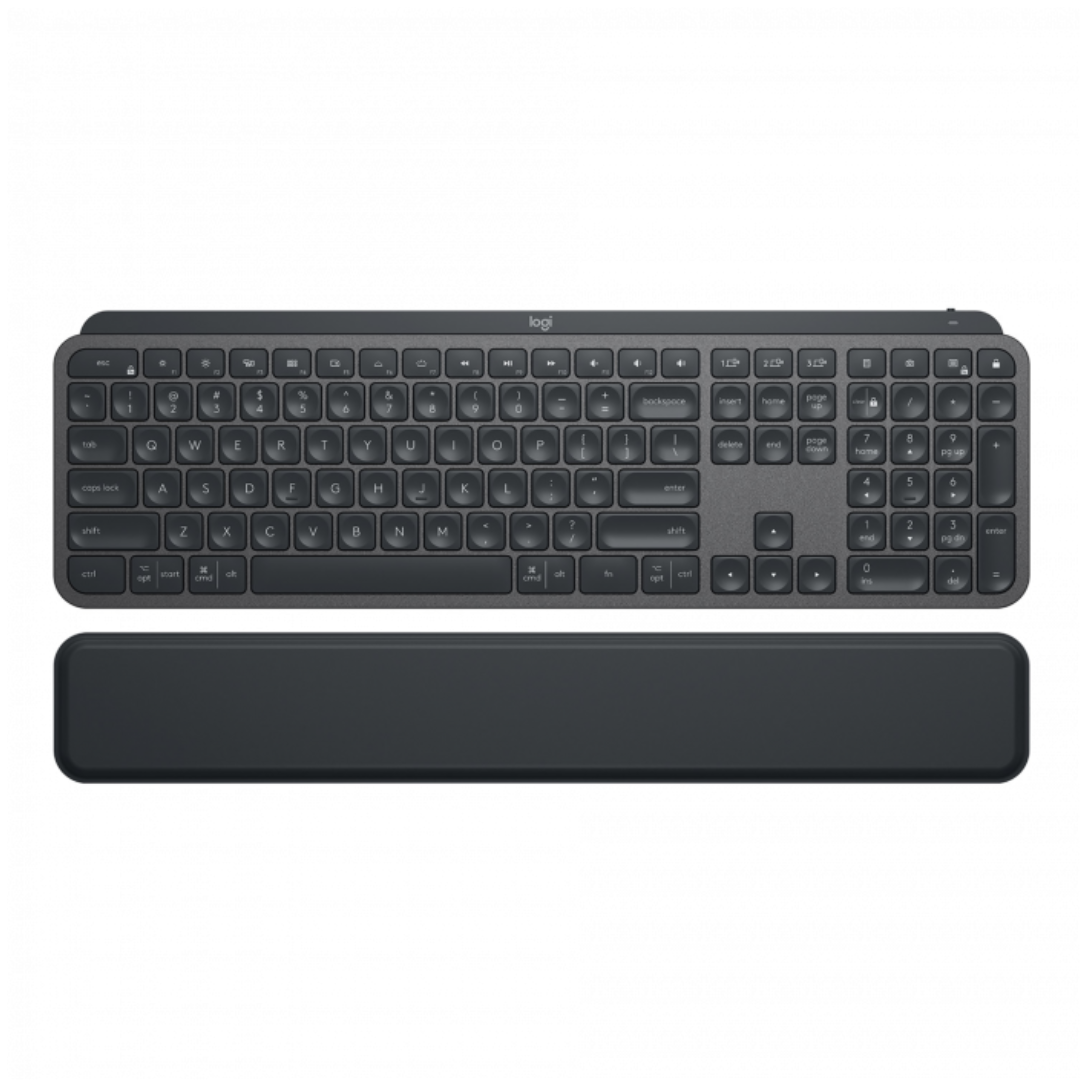 Logitech MX Keys Plus keyboard RF Wireless + Bluetooth AZERTY French Graphite Azerty FR- 920-009416