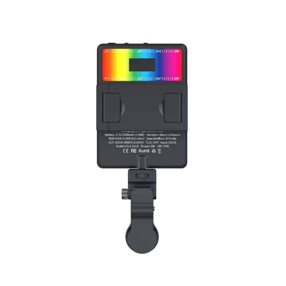 Caisi Portable Clip‑On Selfie LED Video Light0