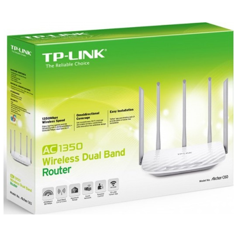 AC1350 Wireless Dual Band Router-ARCHER C604