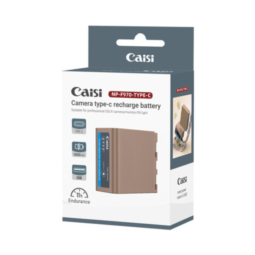 Caisi NP-F970H Rechargeable Battery Pack – Type-C 0