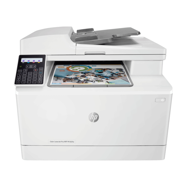 HP Color Laserjet Pro MFP M183fw Multifunction Wireless Printer, Scan, Copy and Fax with Built-in Fast Ethernet, 7KW56A0