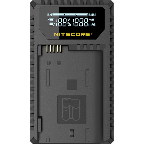 NITECORE UNK2 DUAL SLOT USB CAMERA BATTERY CHARGER