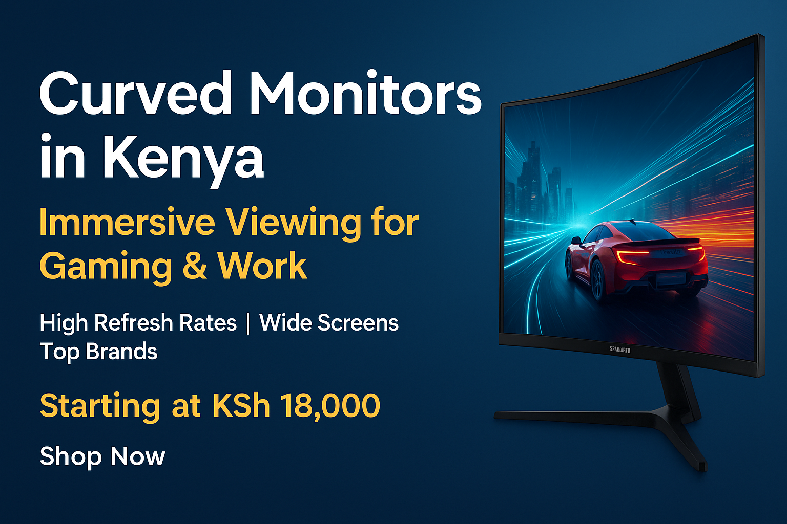 Curved Monitors Kenya – Prices, Specs & Best Deals