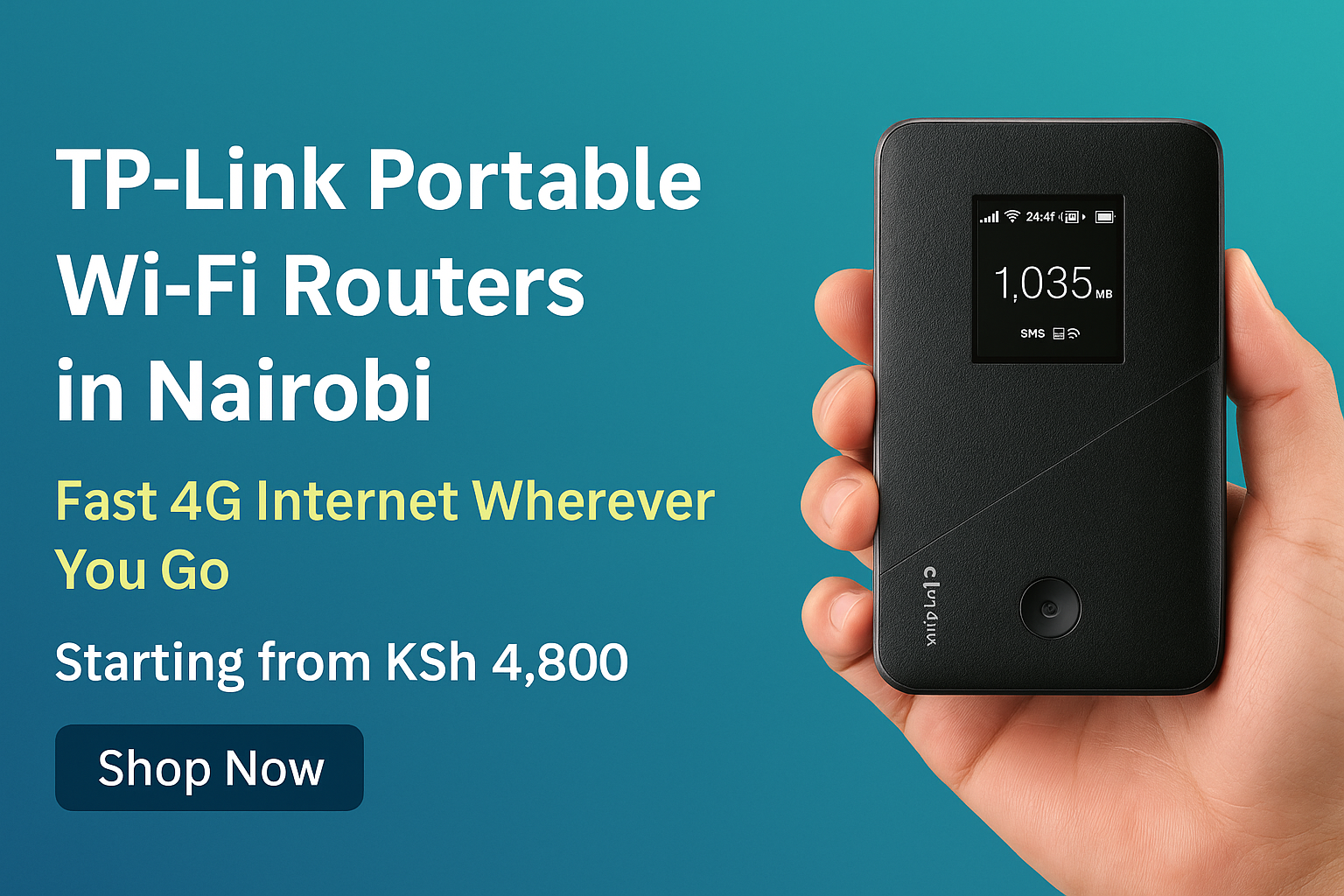 TP-Link Portable WiFi Routers Kenya – Best Prices & Deals