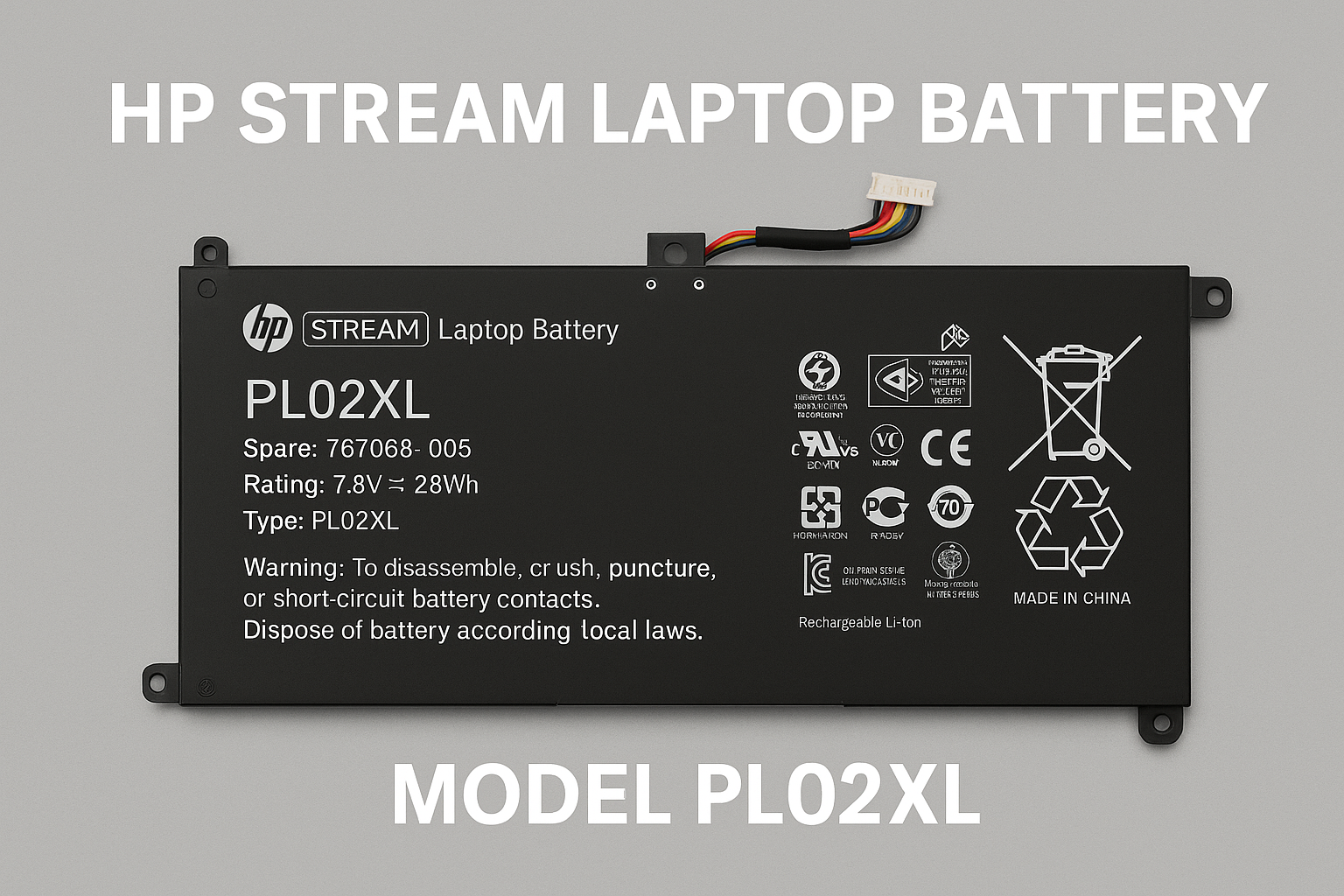HP Stream Laptop Battery PL02XL – Reliable Replacement Batteries in Kenya