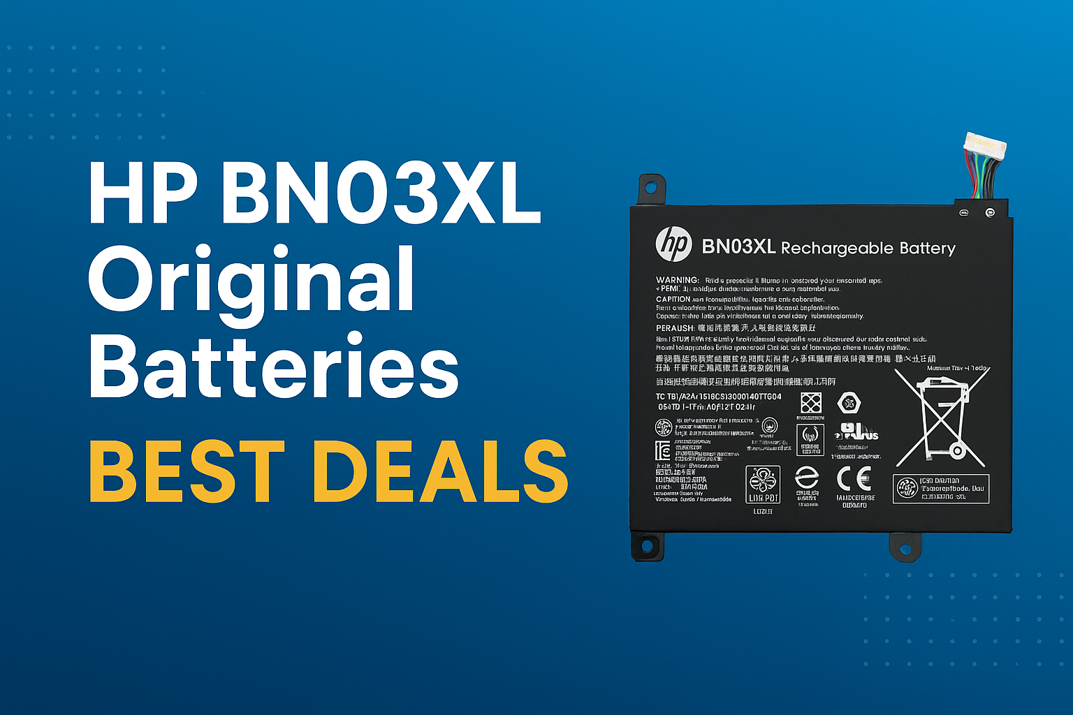 HP BN03XL Original Batteries in Kenya – Genuine Laptop Battery Deals