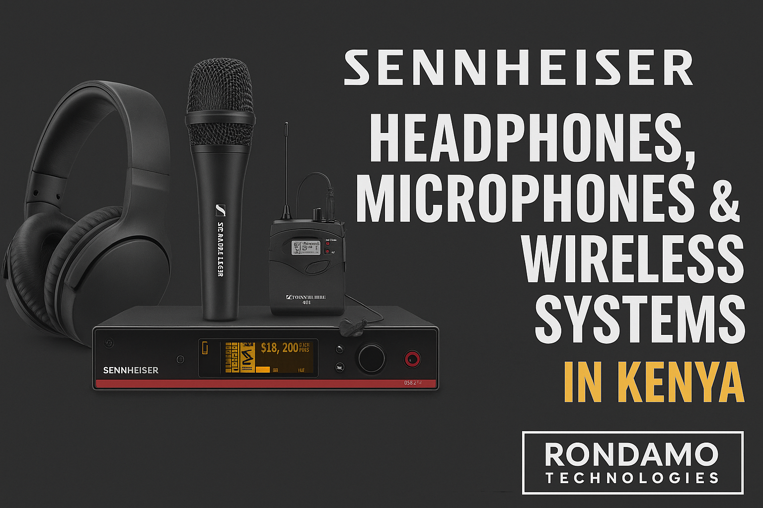 Sennheiser Headphones, Mics & Wireless Systems – Kenya